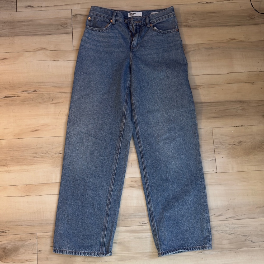 garage blue jeans